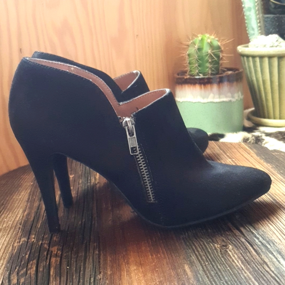 Mossimo Black High Heel Booties